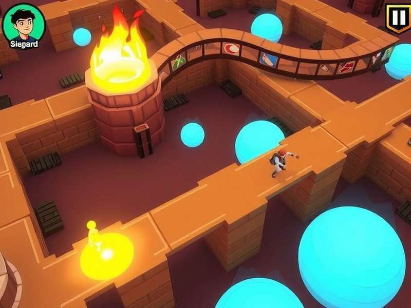 Mystic Maze Chaser Gameplay Screenshot Mystic Maze Chaser Game Hero Image